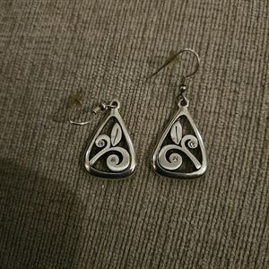 Brighton Silver Swirl Earrings